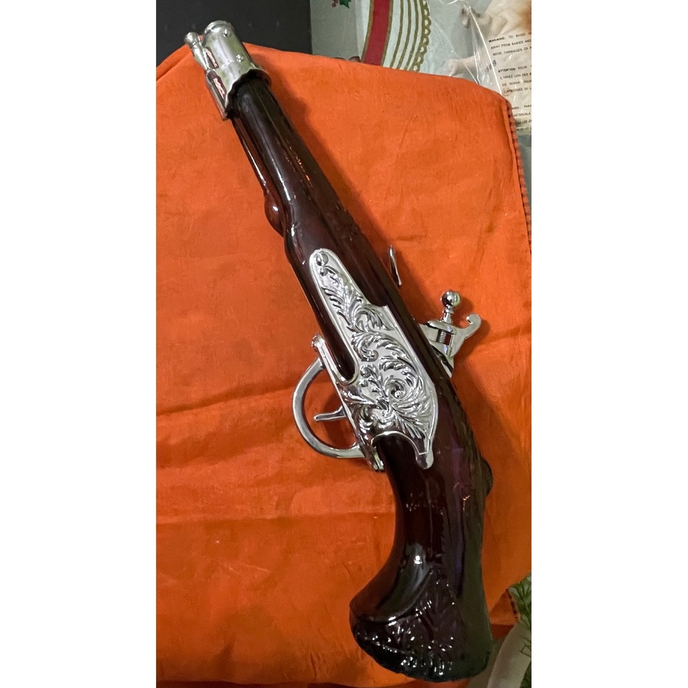 Avon‎ Deep Woods After Shave Flintlock Pistol Shaped Bottle Collectible